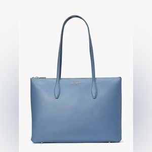 Kate Spade All Day Large Zip Tote Bag in Bass Blue *NWOT*